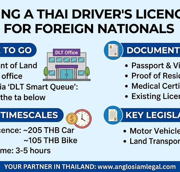 how to get a drivers license in thailand